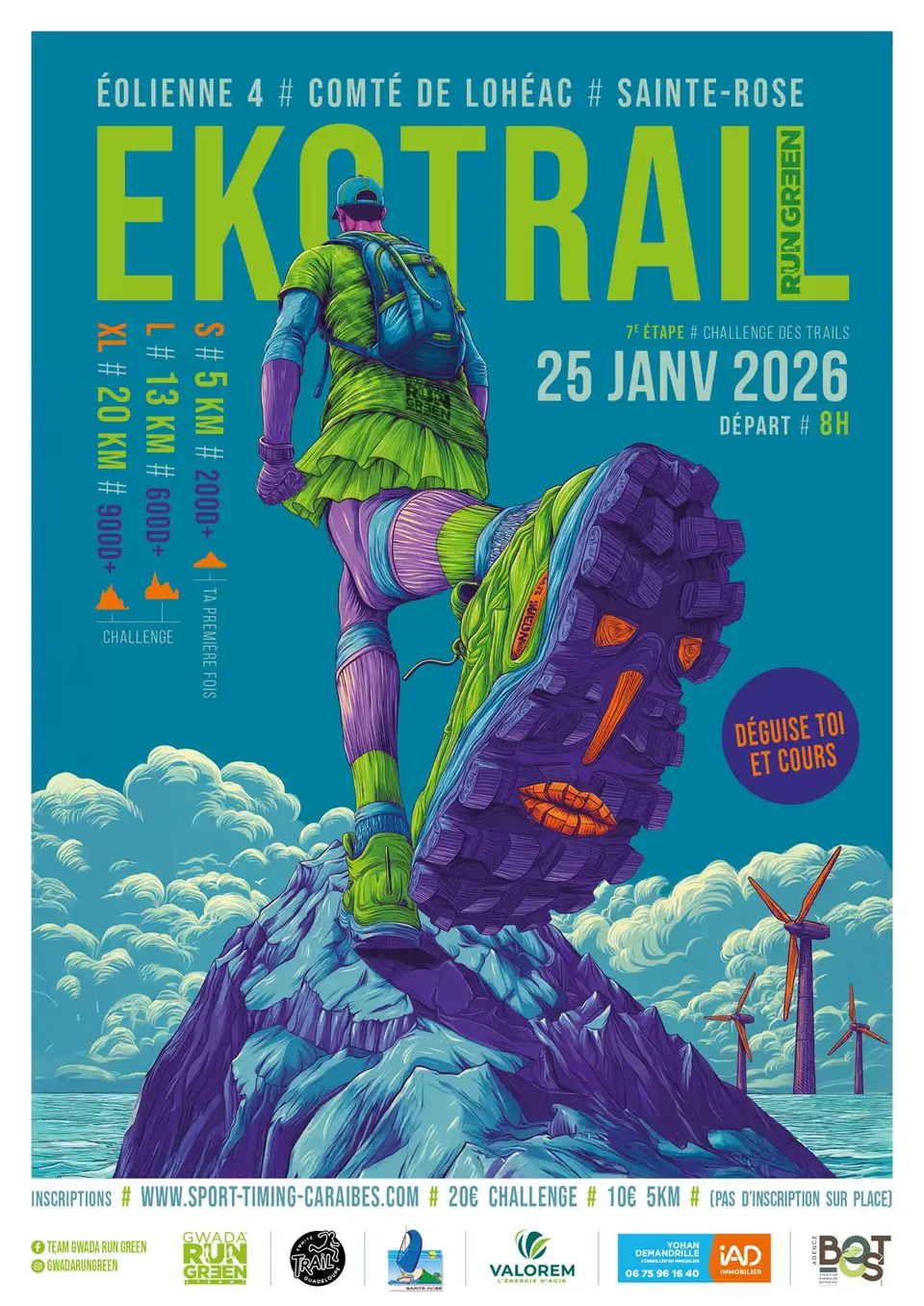 Affiche de l'Ekotrail 2026